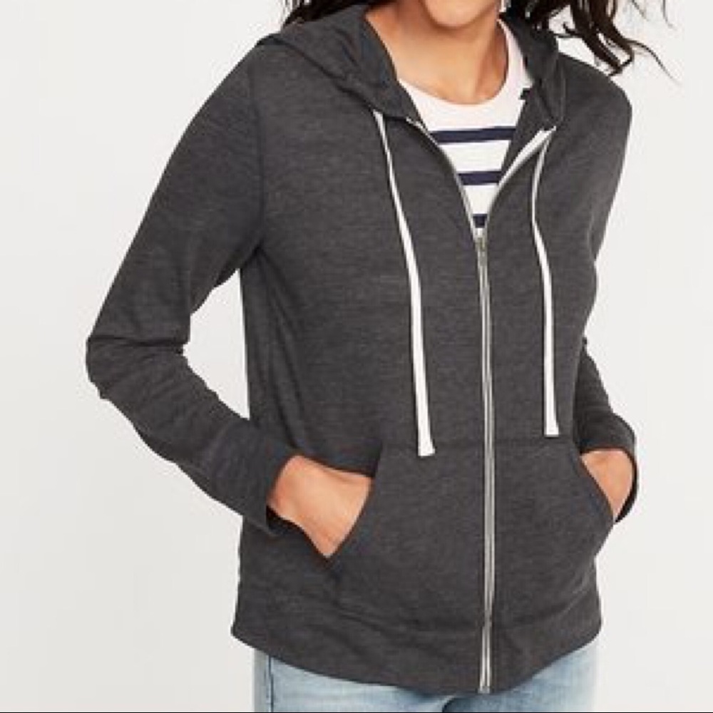 Women’s Old Navy Slub Knit Fill Zip Hoodie - XS